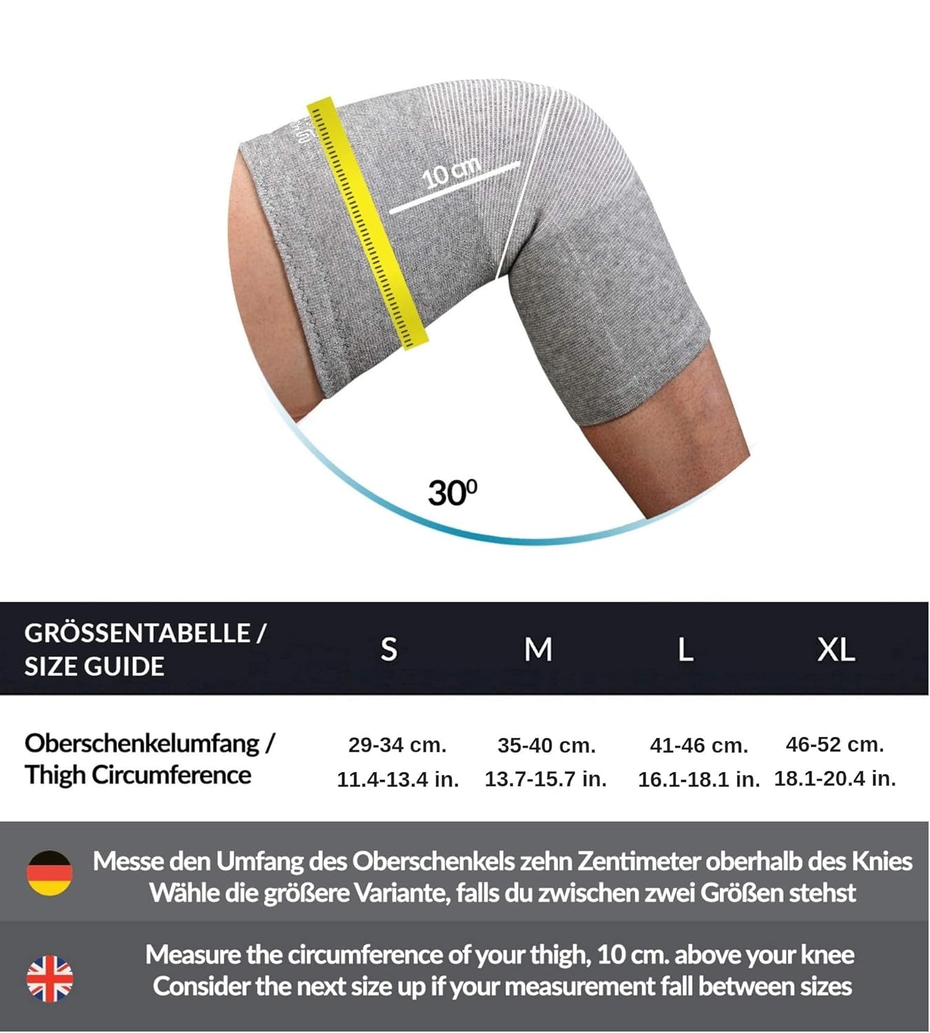 Knee Compression Sleeve - Premium Knee Support Brace for Men & Women | Ideal for Runners, Weightlifting, Joint Pain Relief, and Athletic Performance Grey